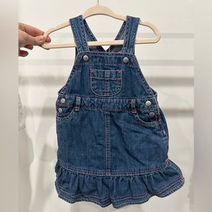 GAP Jean Ruffle Dress